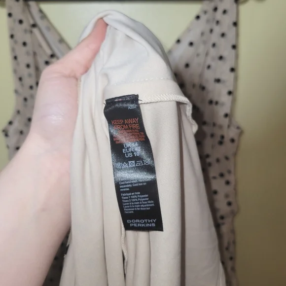 Dorothy Perkins Polka Dot Maxi Dress 10 - Picture 13 of 13